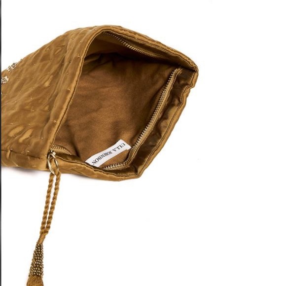 🌟 NWT Ulla Johnson Aras Clutch in Bronze - Picture 4 of 4